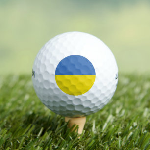 Ukraine Flag, Ukrainian Slava Ukraini Слава Україн Golf Balls