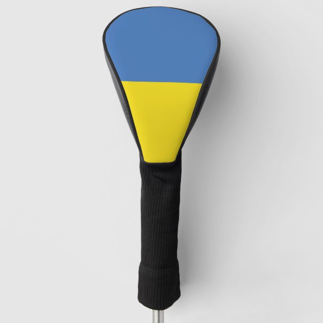 Ukraine Flag, Ukrainian Slava Ukraini Слава Україн Golf Head Cover (Front)