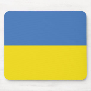 Ukraine Flag, Ukrainian Slava Ukraini Слава Україн Mouse Pad