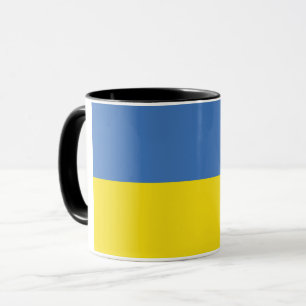 Ukraine Flag, Ukrainian Slava Ukraini Слава Україн Mug