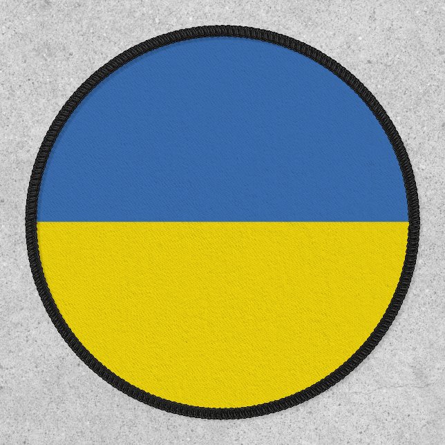 Ukraine Flag, Ukrainian Slava Ukraini Слава Україн Patch (Front)