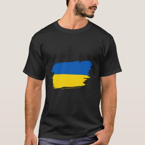 Ukraine Flag Ukrainian Ukraine Pride Heart T_Shirt