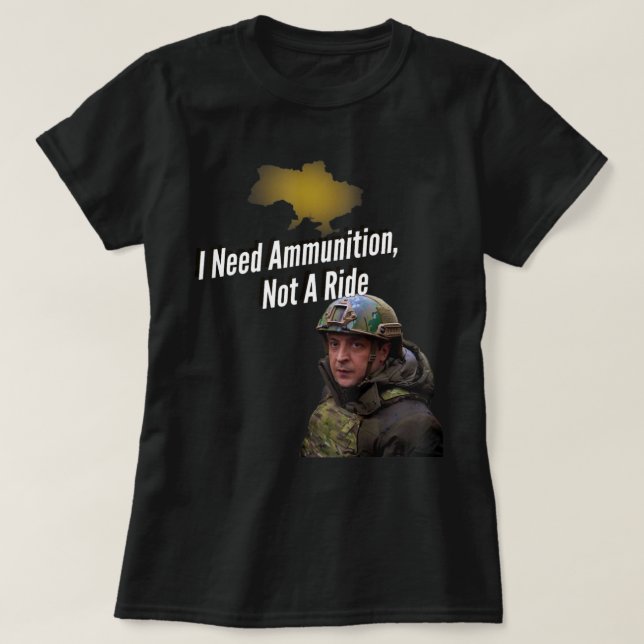 Ukraine Flag Ukrainian Volodymyr Zelensky.png T-Shirt (Design Front)