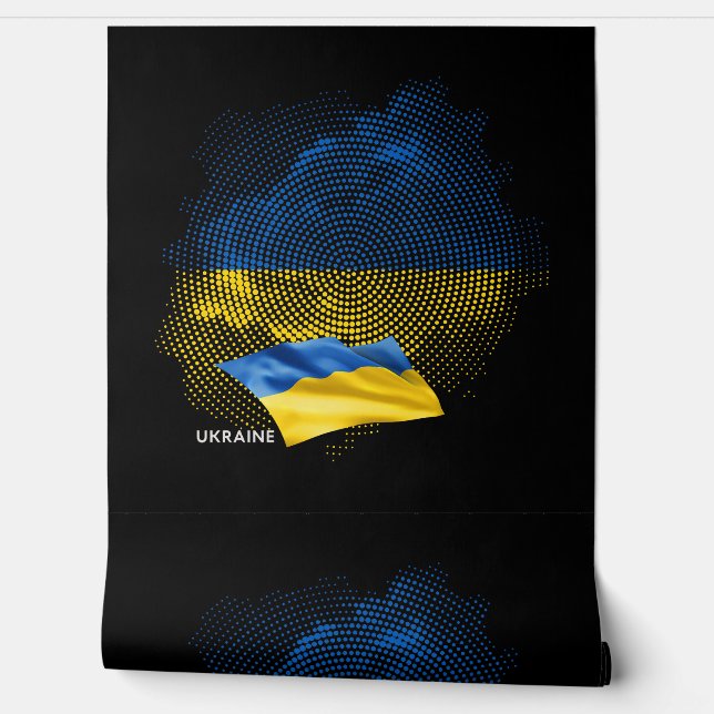 Ukraine flag wallpaper  (Unrolling)