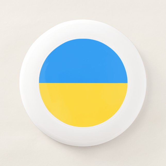 Ukraine flag Wham-O frisbee (Front)