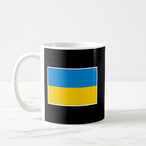 Ukraine Flag With Ukrainian National Colors Coffee Mug