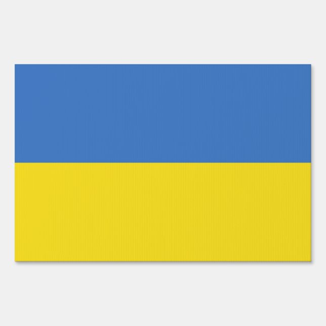 Ukraine Flag Yard Sign (Front)