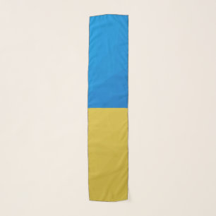 Ukraine flag yellow blue geometric pattern mesh scarf
