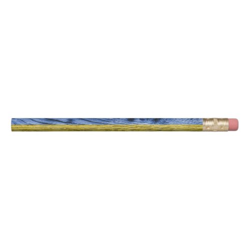 Ukraine flag yellow blue wood texture pattern pencil
