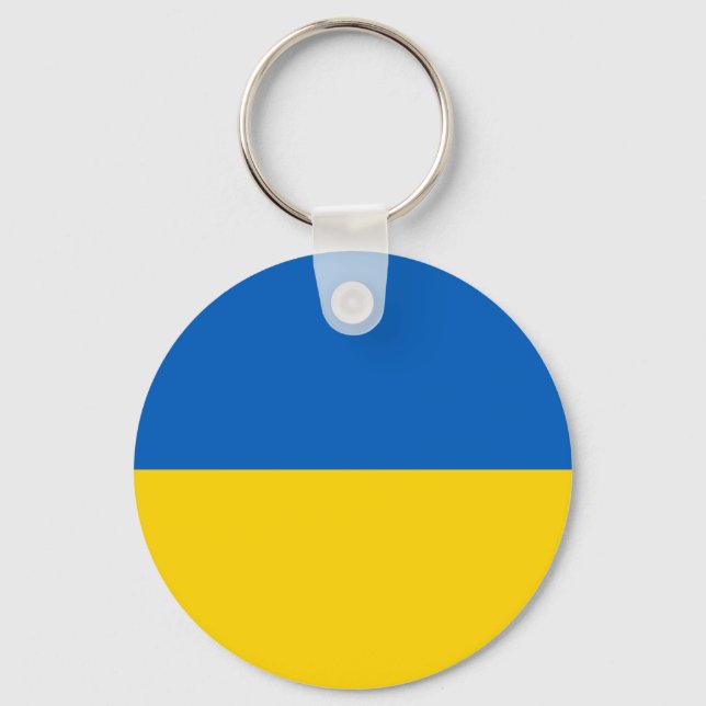 Ukraine Flagge Keychain (Front)