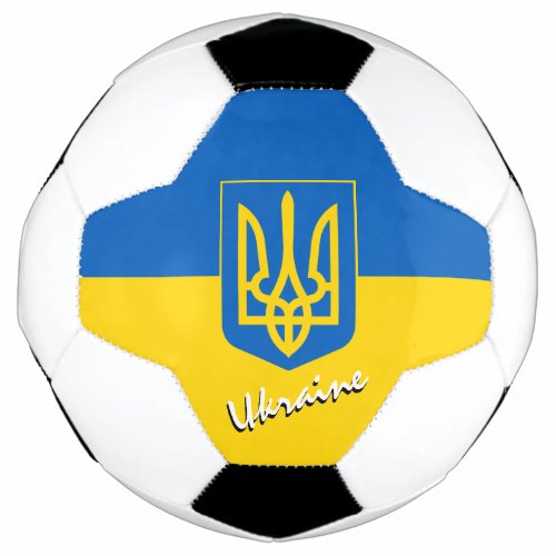 Ukraine Football  Ukrainian Flag  Sports Soccer Ball