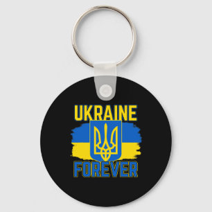 Ukraine Forever For Proud Ukrainians Keychain