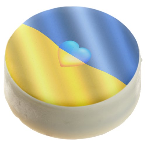 Ukraine Freedom Свобода Ukrainian Flag Solidarity  Chocolate Covered Oreo