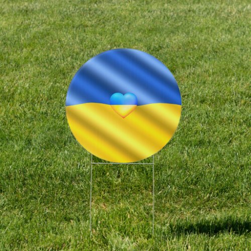 Ukraine _ Freedom Peace _ Support _ Ukrainian Flag Sign
