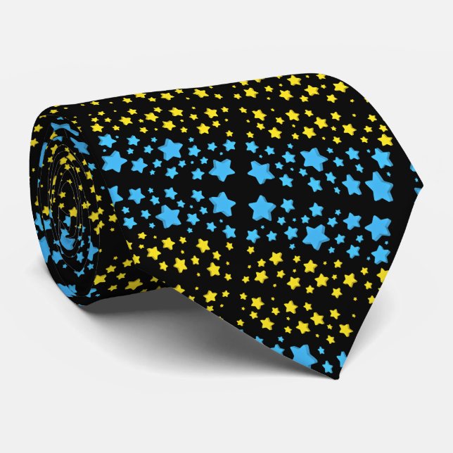 Ukraine - Freedom - Ukrainian Flag - Peace  Neck Tie (Rolled)