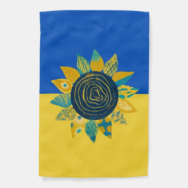 Ukraine Garden flag Stand with Ukraine flag (Front)