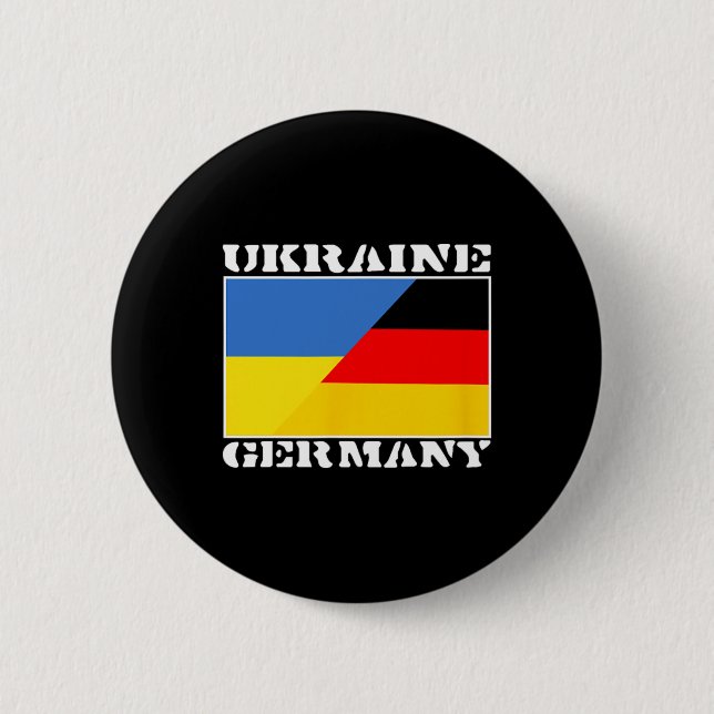 Ukraine Germany  Button (Front)