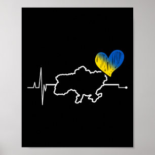 Ukraine Gift Flag Ukraini Kyiv Ukrainian Ukrajina Poster