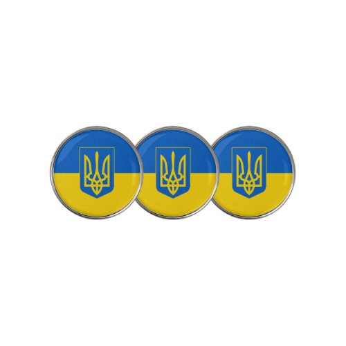 Ukraine Golf Ball Marker