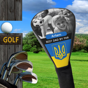 Ukraine Golf, Best Dad, Ukrainian Flag, Photo Golf Head Cover