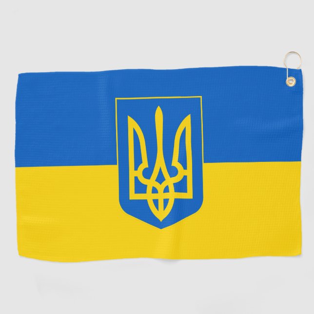 Ukraine Golf Towel (Horizontal)