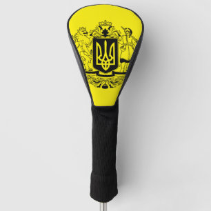 Ukraine Greater Coat of Arms Heraldic National Art Golf Head Cover
