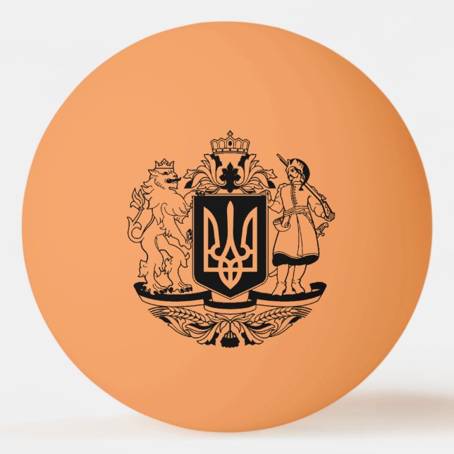 Ukraine Greater coat of arms Ping Pong Ball (Front)