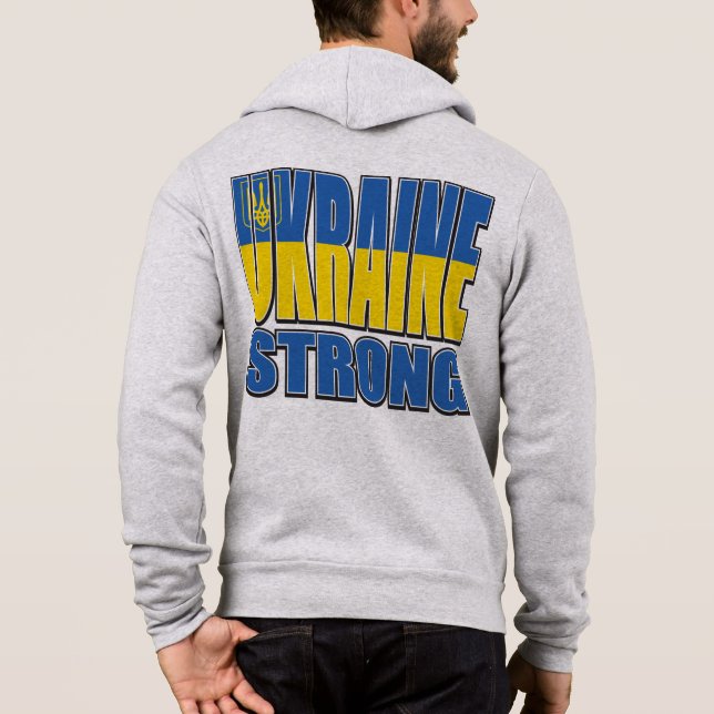 Ukraine-Heart Hoodie (Back)
