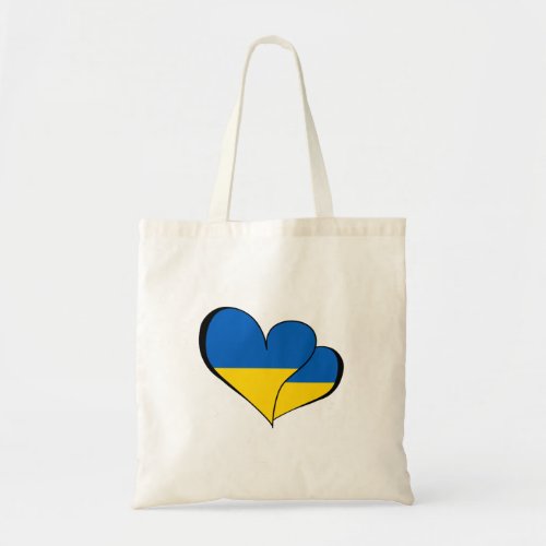 Ukraine Heart Supporting Ukraine Tote Bag