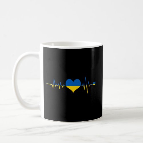 Ukraine Heartbeat Ukrainian Coffee Mug