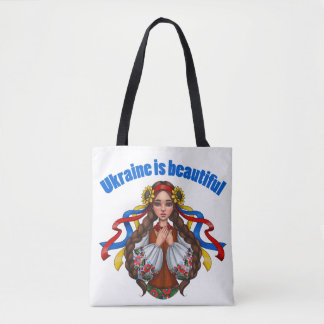 Ukraine is beautiful tote bag