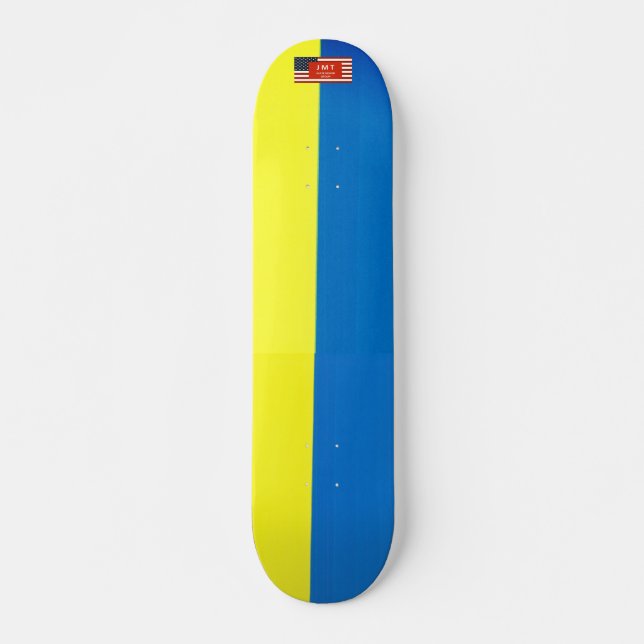 UKRAINE JMT Skateboard, 7¾" Deck (Front)