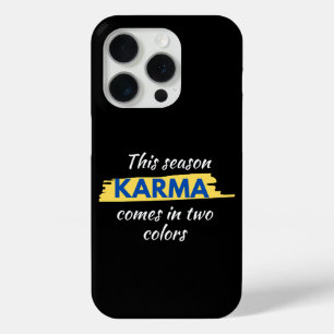  Ukraine "KARMA Comes in Two Colors" iPhone 15 Pro Case