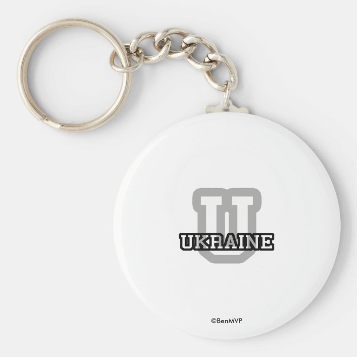 Ukraine Keychain