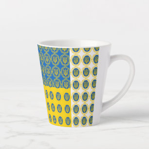 Ukraine Late Mug & Ukrainian flag / Coffee cup