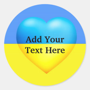 Ukraine-Love _ Classic Round Sticker