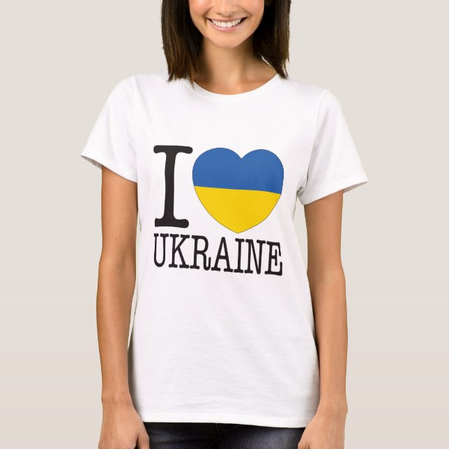 Ukraine Love v2 T-Shirt (Front)