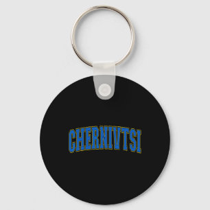 Ukraine Lovers Patriotic Proud Ukrainian Chernivts Keychain
