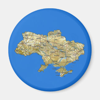 Ukraine Map Magnet
