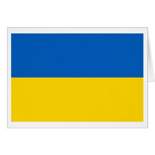 Ukraine National Flag Cards
