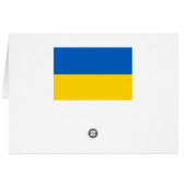 Ukraine National Flag Cards (Back Horizontal)
