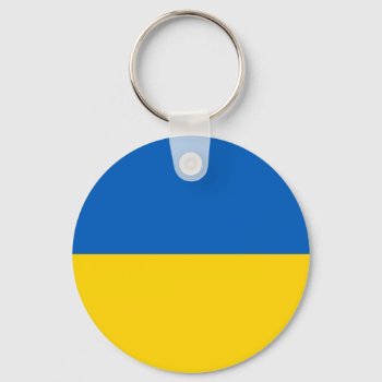 Ukraine National Flag Keychain by abbeyz71 at Zazzle