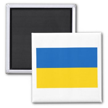 Ukraine National Flag Magnet by abbeyz71 at Zazzle