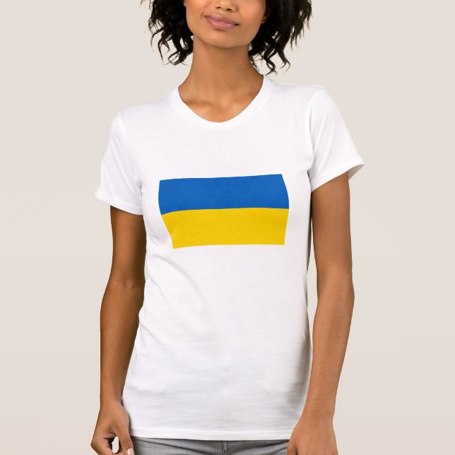 Ukraine National Flag T-Shirt (Front)