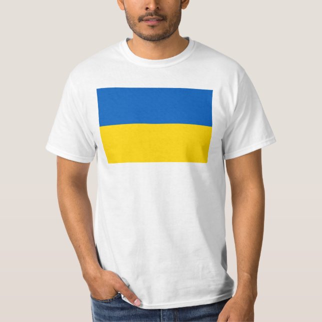 Ukraine National Flag T-Shirt (Front)