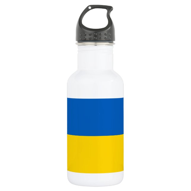 Ukraine National Flag Water Bottle (Front)