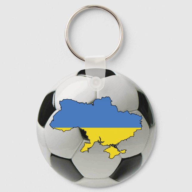 Ukraine national team keychain (Front)