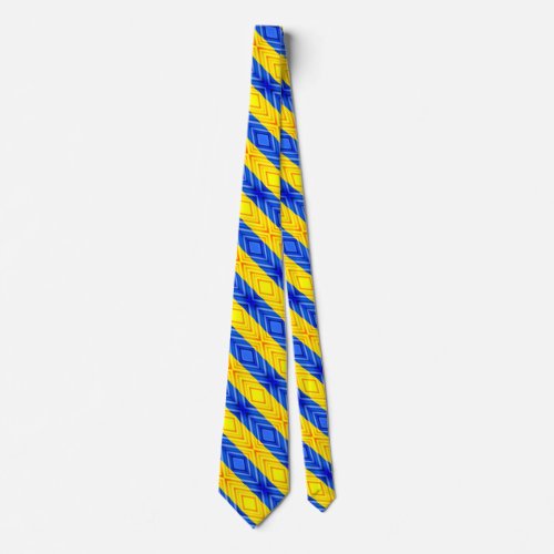 Ukraine Neck Tie Freedom Ukrainian Flag