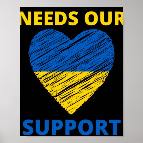 ukraine needs our support poster