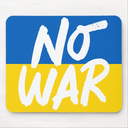 ukraine no war mouse pad